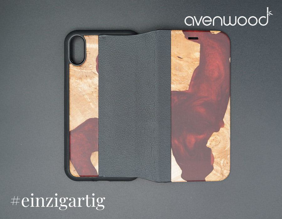 iPhone XR PORTO COLLECTION FLIPCASE 9035 Rouge